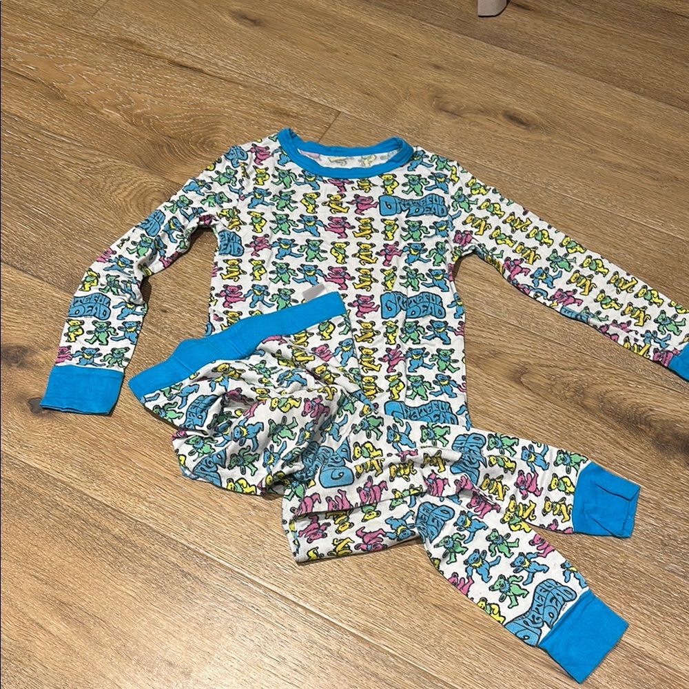 Grateful Dead Rowdy Sprouts Kids PJs size 6